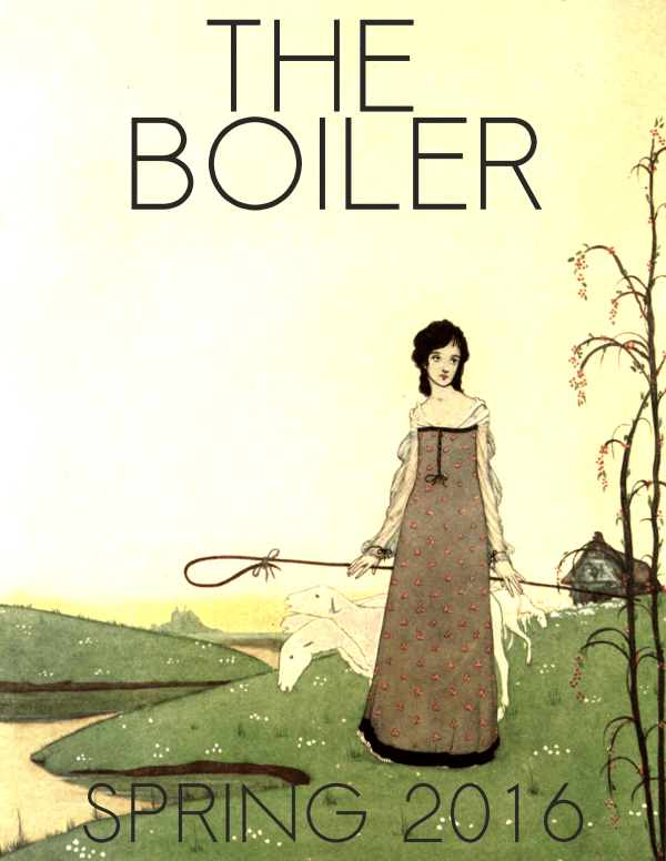 Illustration for 'The Shepherdess' in The Year's at the Spring (1920) by Harry Clarke